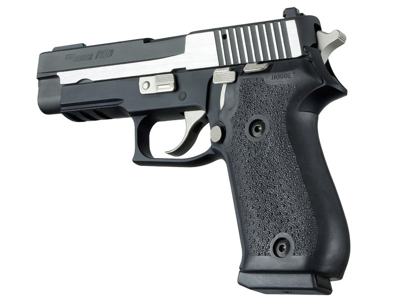 Sig P220 Black Rubber Panel Grip 20010 - Click Image to Close